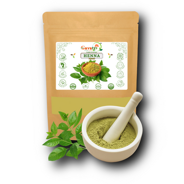 Gavatri Classic And Natural Henna Powder (Mehandi) for Hair Color, Hands & Feet Design