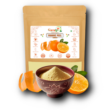 Gavatri Classic And Natural Orange Peel Powder For Face, Skin & Hair Care