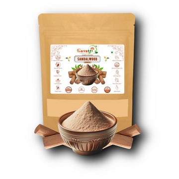 Gavatri Classic And Natural Sandalwood (Chandan) Powder For Face, Skin & Hair Care