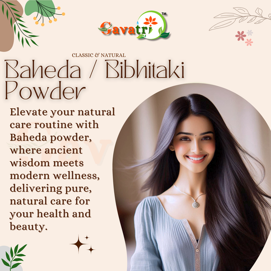 Gavatri Classic And Natural Baheda/Bibhitaki Powder - Traditional Wellness