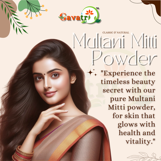 Gavatri Classic And Natural Multani Mitti Powder For Face, Skin & Hair Care