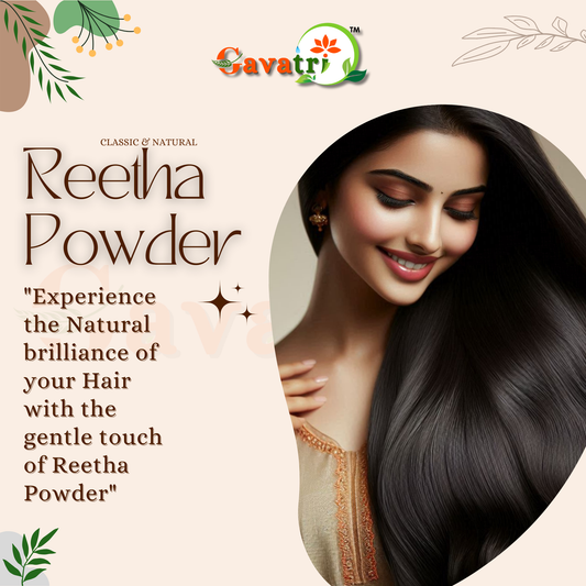 Gavatri Classic And Natural Reetha Powder For Skin & Hair Care