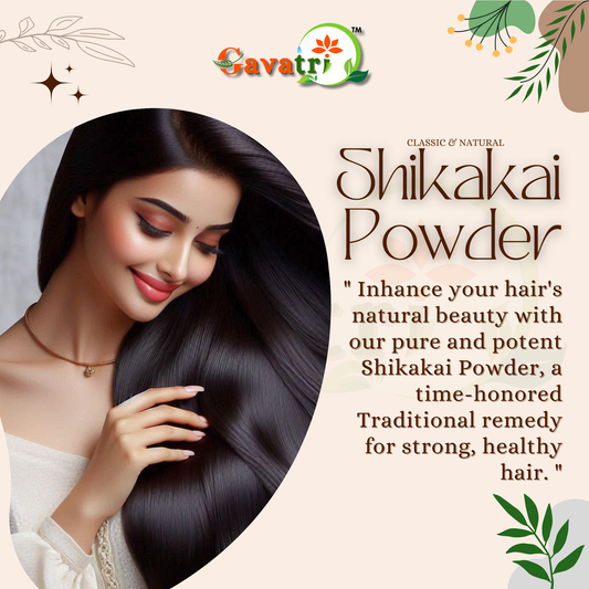 Gavatri Classic And Natural Shikakai Powder For Skin & Hair Care